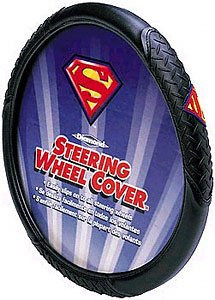Plasticolor Superman Logo Steering Wheel Cover