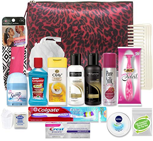 Convenience Kits International Women s Premium 17-Piece Travel Kit  Featuring  Tresemme Hair Products