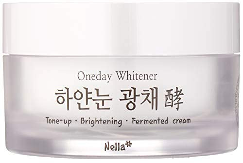 Nella Whitening and Brightening Tone-Up Cream  Fermented Natural Ingredients  Korean Beauty  50 ml