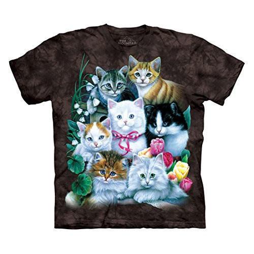 The Mountain Men s Kittens T-Shirt  Black  XL