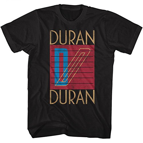 American Classics Duran Duran Logo Black Adult T-Shirt Tee