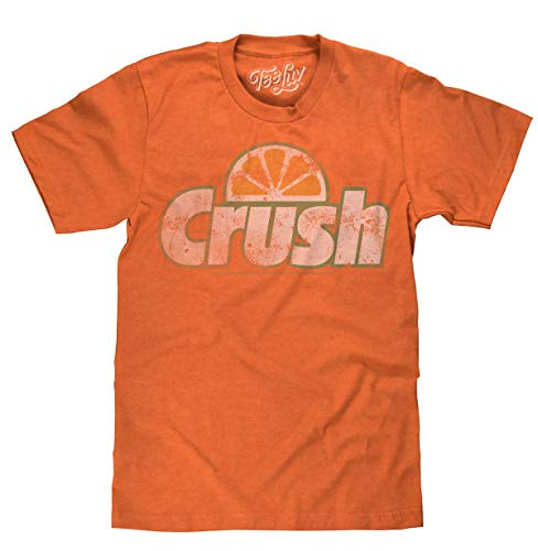 Tee Luv Orange Crush T-Shirt - Vintage Crush Soda Logo Graphic Tee Shirt 3XL