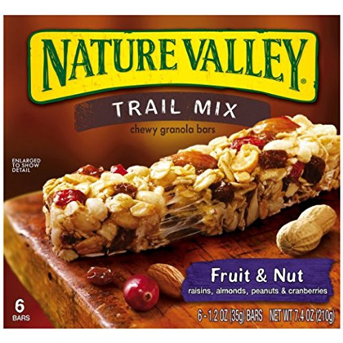 Nature Valley Fruit and Nut Trail Mix Chewy Granola Bars 6 Count Box Pack of 4 Nature Valley Fruit and Nut Trail Mix Chewy Granola Bars 6 Count Box Pack of 4