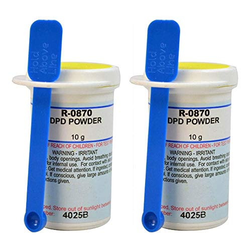 Taylor R0870-I Swimming Pool Test Kit Replacement DPD Powder 10 Grams 2 Pack