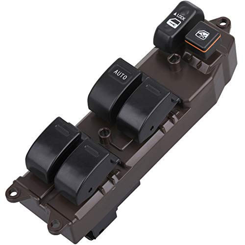 84820AA070 Driver Side Power Window Switch  Compatible with 2002-2006 Toyota Camry  2003-2008 Corolla-Matrix  2004-2009 Sienna  RAV4  05-07 Tacoma and Scion xA-xB  Replace 84820AA050 8482001021