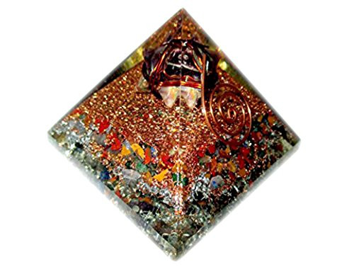 Jet Mix Gemstone Unique Amethyst Merkaba Chakra Orgone Pyramid Crystal Gemstones Copper Metal Mix Rare Free Booklet Crystal Therapy Image is JUST A Reference