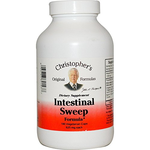 Christopher s Original Formulas Intestinal Sweep Formula  625 mg  180 Vegetarian Caps