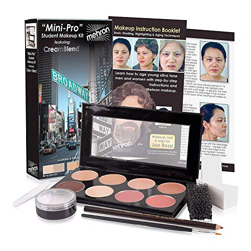 Mehron Mini-Pro Theatrical Kit Fair-Olive Fair Complexion