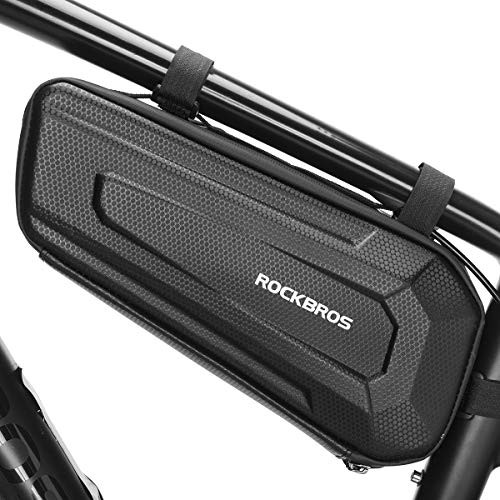 ROCKBROS Bike Frame Bag Bike Storage Triangle Bag Bicycle Under Top Tube Saddle Bag Water-Resistant EVA Cycling Bike Accessories Pouch for Mountain Road Bike ROCKBROS Bike Frame Bag Bike Storage Triangle Bag Bicycle Under Top Tube Saddle Bag Water-Resistant EVA Cycling Bike Accessories Pouch for Mountain Road Bike
