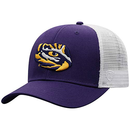 Top of the World Lsu Tigers Men s Top of the World BB Trucker Hat Team Color Primary Icon  Adjustable