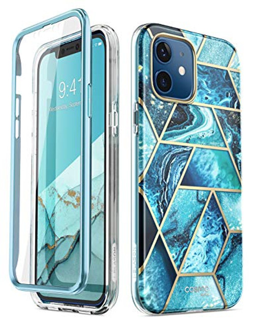 i-Blason Cosmo Series Designed for iPhone 12 Mini Case 2020  Slim Full-Body Stylish Protective Case with Built-in Screen Protector