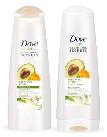 Dove Nourishing Rituals Fortifying Ritual Shampoo and Conditioner Set  12 oz each Set Contains 2 items