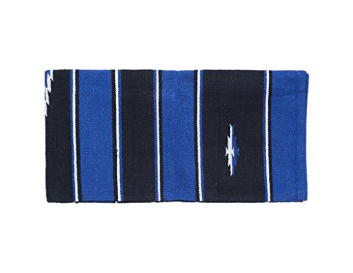 Tough 1 Wool Sierra Saddle Blanket  Royal-Black