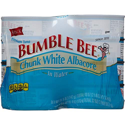 Bumble Bee Chunk White Albacore Tuna In Water - 8 - 5 oz Cans