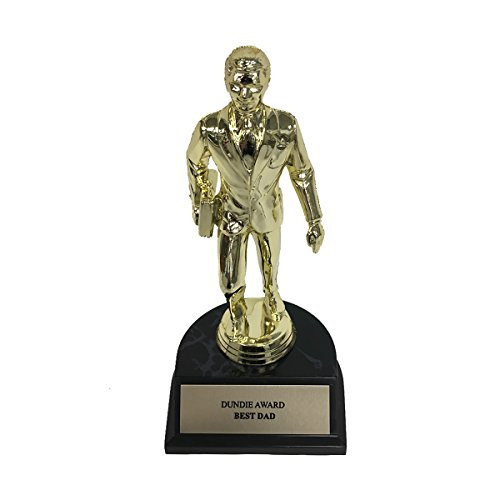 Best Dad Dundie Award Trophy The Office Dundee Dunder Mifflin Gift Jim Halpert