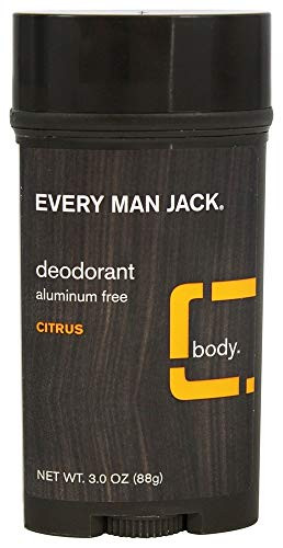 Every Man Jack Deodorant 3 Ounce Citrus Aluminum-Free 3 Pack