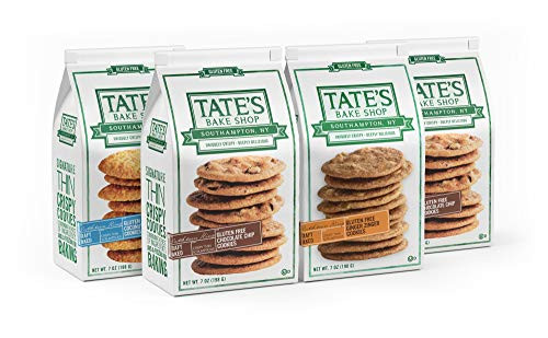 Tate s Bake Shop Thin   Crispy Cookies  Gluten Free Variety Pack  7 Oz  4Count