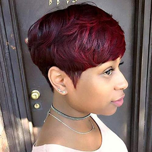 Short Human Hair Pixie Cut Wigs Non Lace Front Wigs Short Bob Wigs for Black Women 150 Density Brazilian Virgin Human Hair ?OT530? Short Human Hair Pixie Cut Wigs Non Lace Front Wigs Short Bob Wigs for Black Women 150 Density Brazilian Virgin Human Hair ?OT530?