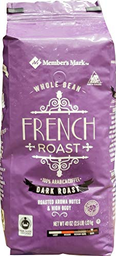 Member s Mark French Roast Coffee  Roasted Aroma Notes and High Body  40 Ounce