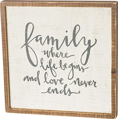 Primitives by Kathy Classic Box Sign Family Primitives by Kathy Classic Box Sign Family