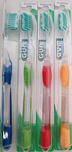 GUM 471 Micro tip Toothbrush - Compact - Soft 12 Pack