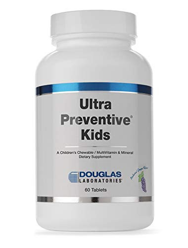 Douglas Laboratories - Ultra Preventive Kids - Children s Chewable MultiVitamin   Mineral - 60 Tablets - Natural Grape Flavor