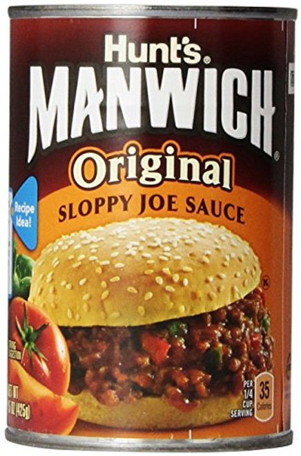Hunt s Original Manwich Sloppy Joe Sauce 6 lb- 11 oz Can 107 Oz Can Hunt s Original Manwich Sloppy Joe Sauce 6 lb- 11 oz Can 107 Oz Can