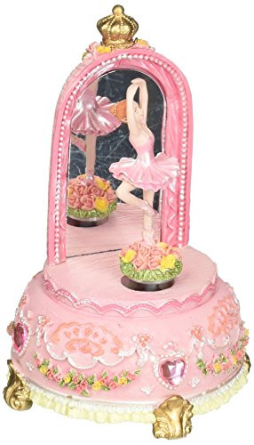Musicbox Kingdom Ballerina in Front of a Mirror Decorative Box