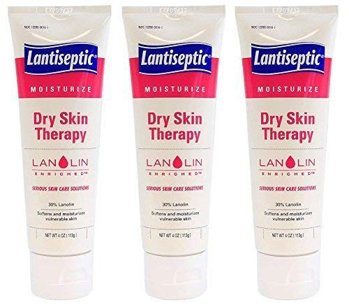 Lantiseptic Dry Skin Therapy with Lanolin Fragrance Free 4 oz Tube - Pack of 3 Lantiseptic Dry Skin Therapy with Lanolin Fragrance Free 4 oz Tube - Pack of 3