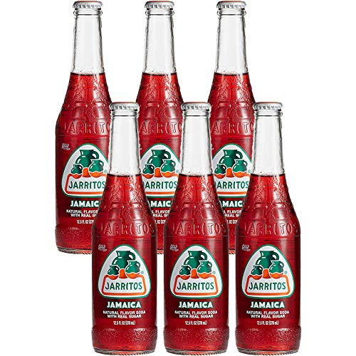 Jarritos Jamaica Natural Flavor Soft Soda Drink With Real Sugar 12-5oz Bottle Pack of 6 Total of 75 Fl Oz Jarritos Jamaica Natural Flavor Soft Soda Drink With Real Sugar 12-5oz Bottle Pack of 6 Total of 75 Fl Oz