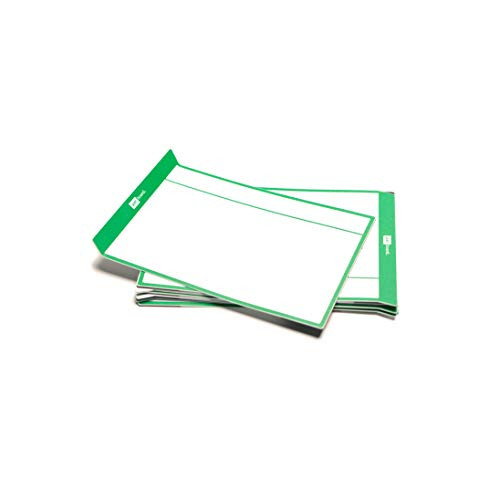 PATboard Scrum Board and Kanban Board - Magnetic Task Cards - L Large - Set of 8 - Green