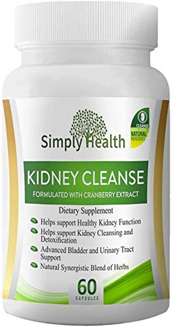 Best Kidney Health Supplement- Premium Kidney Formula with Organic Cranberry Extract  Supports Healthy Kidneys  Bladder and Urinary Tract and Safe Detox