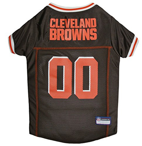 NFL CLEVELAND BROWNS DOG Jersey Large NFL CLEVELAND BROWNS DOG Jersey Large