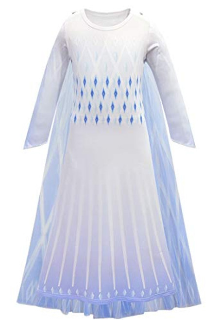 snow flying Princess Dress Costume for Girl Cosplay Halloween Party Dresses Prom Ball Gown Kids-140