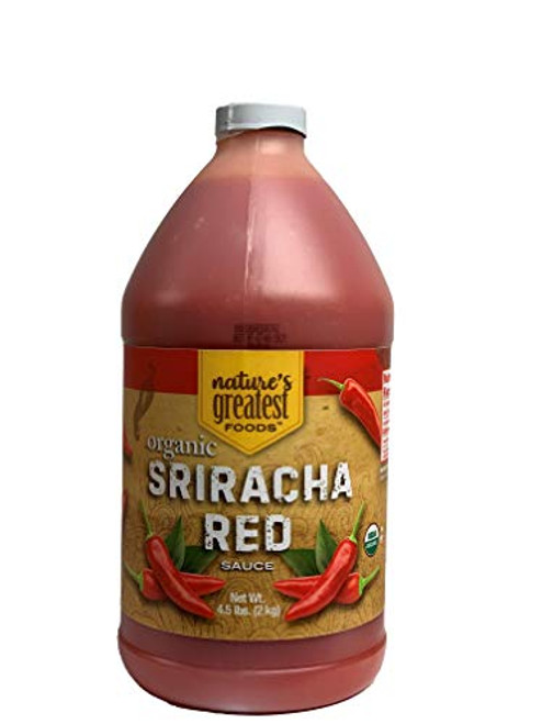 Nature s Greatest Foods Organic Red Sriracha Sauce Vegan Gluten Free Food Service Size 72 Ounce Bottle Nature s Greatest Foods Organic Red Sriracha Sauce Vegan Gluten Free Food Service Size 72 Ounce Bottle