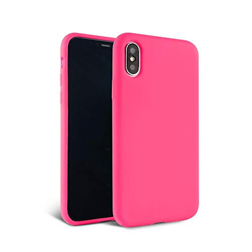 FELONY CASE Neon Pink Case for iPhone Xs Max Flexible Protective iPhone Xs Max Case - Bright Neon Pink iPhone Case