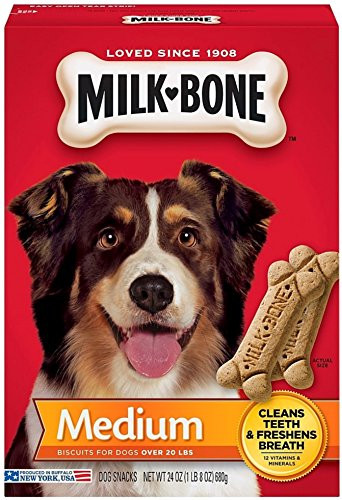 Milk-Bone Medium Dog Biscuits 24 oz Pack of 2