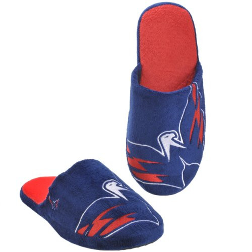 Washington Capitals 2011 Big Logo Men Slipper Tpr Sole Small
