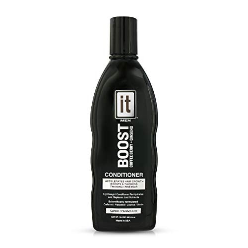 BOOST IT Conditioner for Men  10-2oz   Infused with Biotin   Ginseng   Instant Hair Growth   Thickens Thinning   Fine Hair   Instant Hydration   Moisture Locking   Repair   Restore Damaged  Dry Hair
