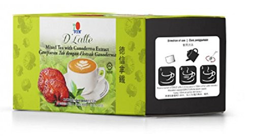 1 Box DXN Lingzhi Tea Latte Ganoderma 12 Sachets