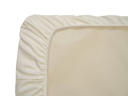 Naturepedic Organic Cotton Crib Fitted Sheet  Ivory 28  x 52