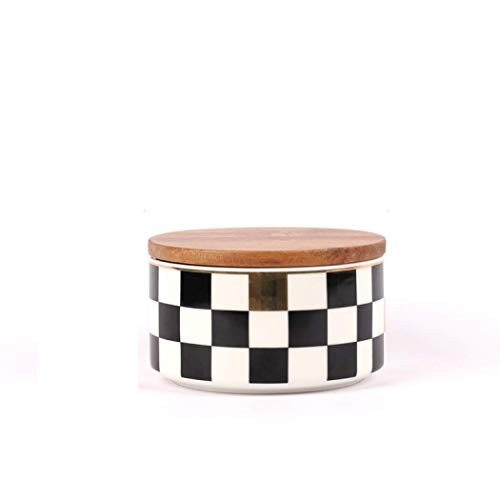 Geometric Food Storage Jar Ceramic Kitchen Canisters with Airtight Seal Bamboo Lid Food Storage Canister for Tea Coffee Bean Spice Sugar Flour 140x85mm Geometric Food Storage Jar Ceramic Kitchen Canisters with Airtight Seal Bamboo Lid Food Storage Canister for Tea Coffee Bean Spice Sugar Flour 140x85mm