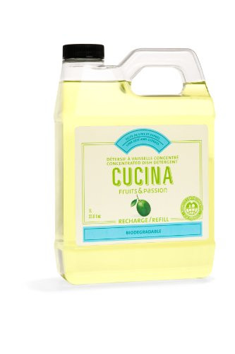 CUCINA Dish Detergent Refills - 33-8 fl- oz-- Lime Zest   Cypress