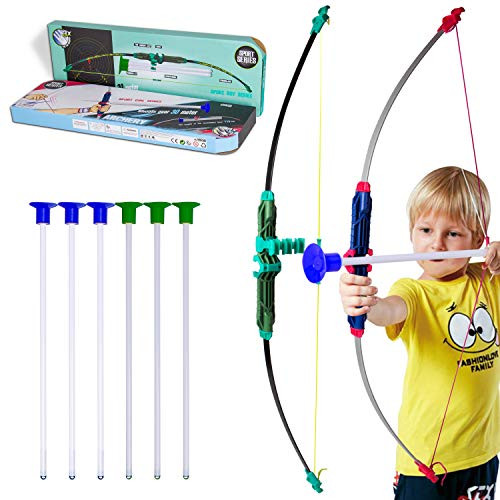 NeatoTek 2 Pack Bow and Arrow Set for Kids  Kids Archery Shooting Set Toy Bow and Foam Arrow Set Great Fun Outdoor and Backyard Gift Toy for Boys and Girls
