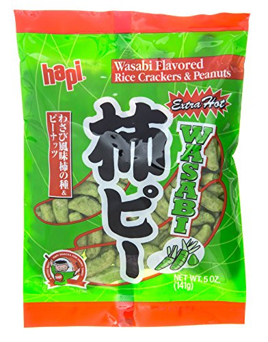 Hapi Kaki Pea Wasabi  5-Ounce Pack of 6