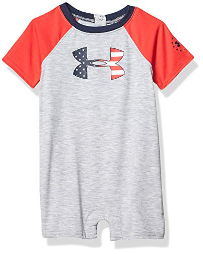 Under Armour Baby Boys  UA Americana Shortall  Moderate Gray  6-9M