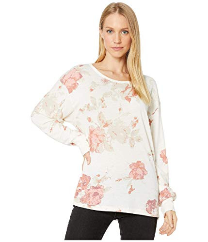 Free People Arielle Printed Long Sleeve Neutral Combo SM Women s 4-6