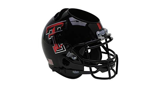 NCAA Texas Tech Red Raiders Black Helmet Desk Caddy  One Size NCAA Texas Tech Red Raiders Black Helmet Desk Caddy  One Size