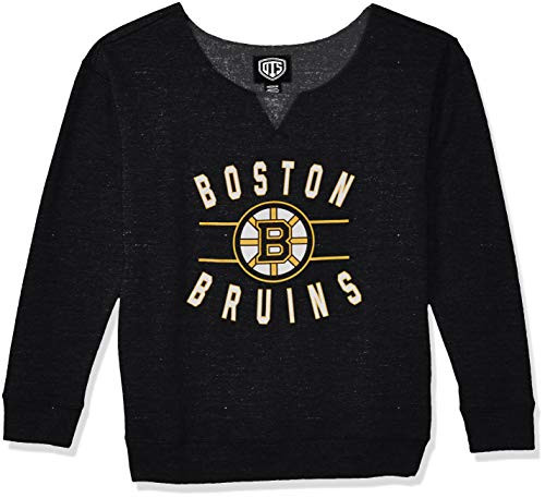 OTS NHL Boston Bruins Women s Singleback Fleece Pullover Rush Valley Medium OTS NHL Boston Bruins Women s Singleback Fleece Pullover Rush Valley Medium