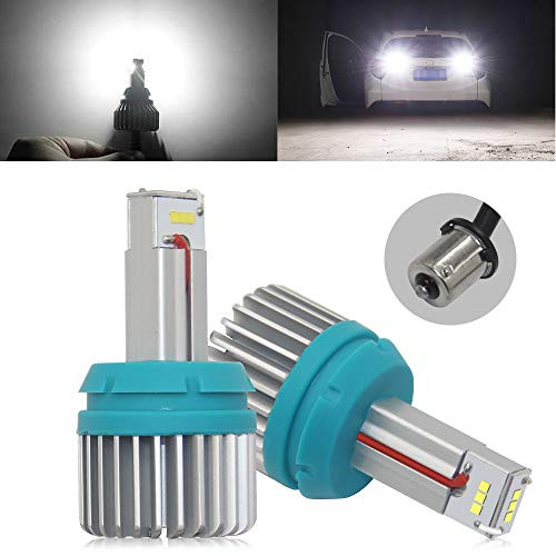 Error Free 1156 LED Bulbs for Backup Reverse Lights 2400LM CSP 9-SMD Plug and Play 6500K White 1141 1003 BA15S 7506 Led bulb 7506-1156 Back-up Lights